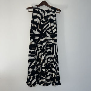 DKNY Abstract Print-Jersey Fit-&-Flare Dress (8) NWT